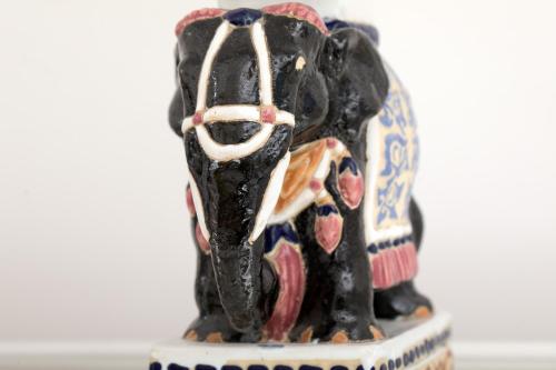 a figurine of a dog on a vase at Casa Marta Capri in Capri