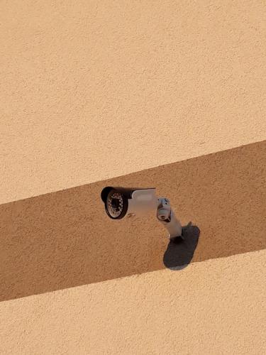 a gun on the side of a wall at Vila & Apartments MATEA in Gevgelija
