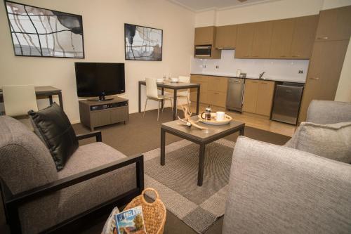 Una cocina o cocineta en Portman House