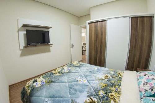 Katil atau katil-katil dalam bilik di Apartamentos Zidane