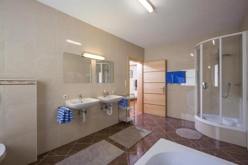 Koupelna v ubytování Ferienwohnung Karakas