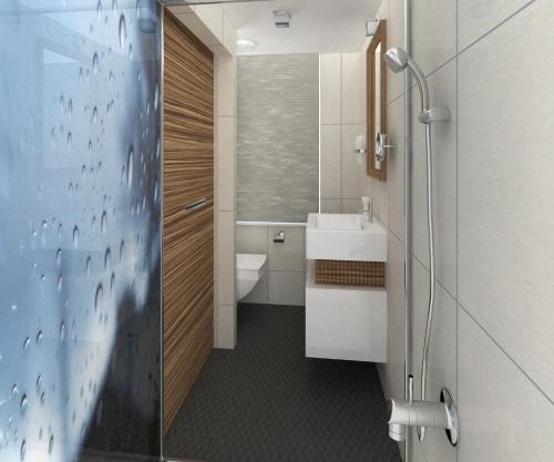 Bilik mandi di Hotel Yenibosna