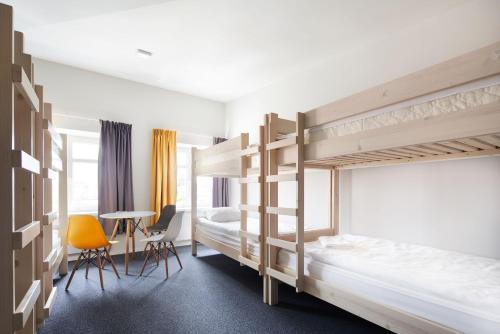 Un pat sau paturi într-o cameră la Polin House