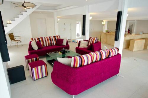 Χώρος καθιστικού στο The Beach House