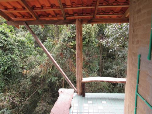 Balkoni atau teres di Arunachala