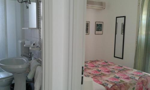 Koupelna v ubytování Pensione S. Antonio Ristorante Silvia