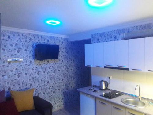 Una cocina o zona de cocina en Parkside Apartment