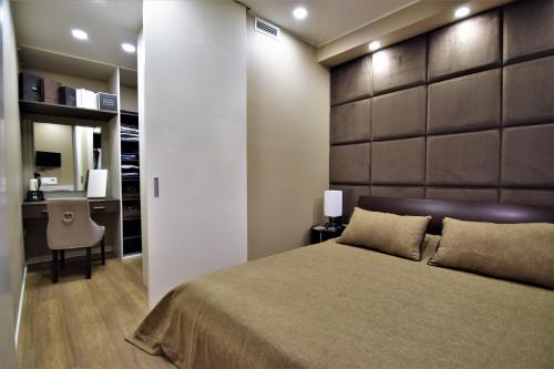 Säng eller sängar i ett rum på Europa Dream Apartment