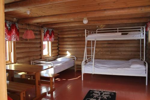 Llit o llits en una habitació de Skoganvarre Villmark
