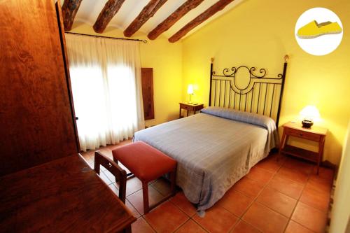 Cama o camas de una habitación en Casa Piedralén