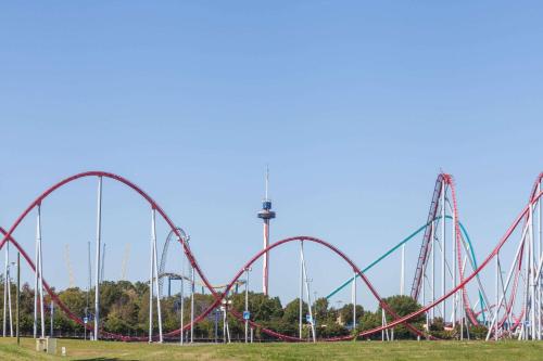 Gambar di galeri bagi Super 8 by Wyndham Charlotte/Amusement Park Area di Charlotte