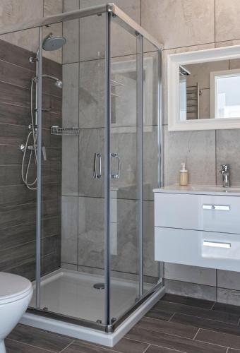Een badkamer bij Bornholm Panorama Apartments