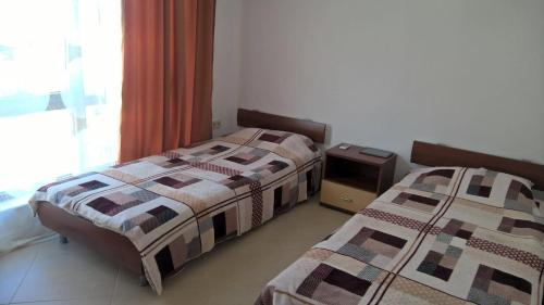 Легло или легла в стая в Lozenets Oasis Beach Krasn with 2 bedrooms