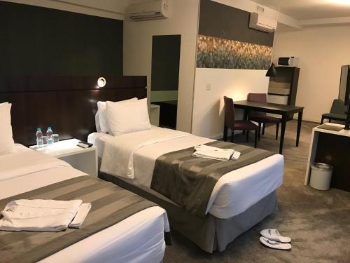 Katil atau katil-katil dalam bilik di Blue Tree Premium Alphaville