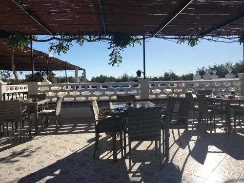 En balkon eller terrasse på Finca Tres Molinos B&B