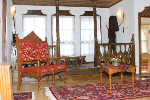 Χώρος καθιστικού στο Sava Cupetsa Guest House