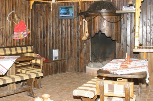 Χώρος καθιστικού στο Sava Cupetsa Guest House