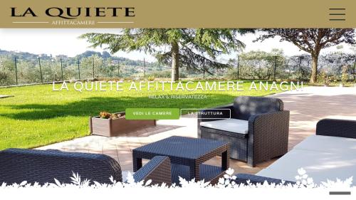 a flyer for a furniture exchange in a park at La Quiete in Anagni