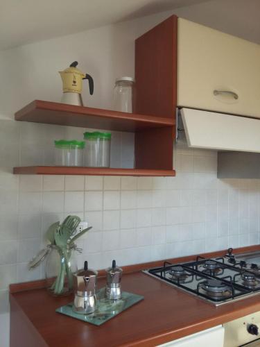 Η κουζίνα ή μικρή κουζίνα στο I tulipani
