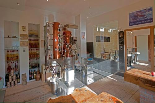 a store with a counter with at Hotel Thaler in Rietz