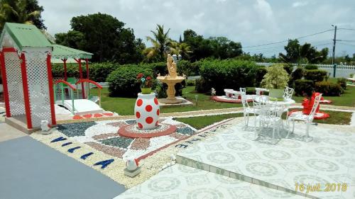 Jardin de l'établissement Villa Ludivine
