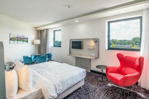 TV a/nebo společenská místnost v ubytování Park Inn by Radisson Danube Bratislava