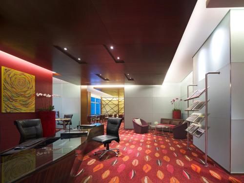 Posezení v ubytování Traders Hotel, Kuala Lumpur