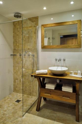Ein Badezimmer in der Unterkunft Hotel Bartaccia