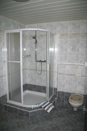 Ένα μπάνιο στο Ferienhof An der Weide