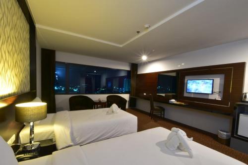 โทรทัศน์และ/หรือระบบความบันเทิงของ Siam Oriental Hotel