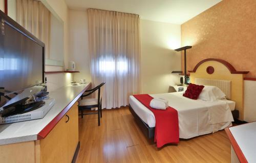 TV a/nebo společenská místnost v ubytování Best Western Hotel Solaf