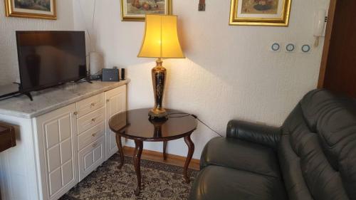 TV a/nebo společenská místnost v ubytování Apartment Sara