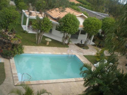 Výhled na bazén z ubytování Ruta Del Sol nebo okolí
