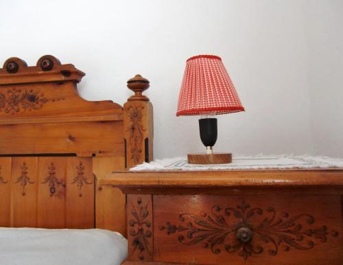Postel nebo postele na pokoji v ubytování Mitschighof - Apartments und Pension - Heidis-Welt, Mitschig