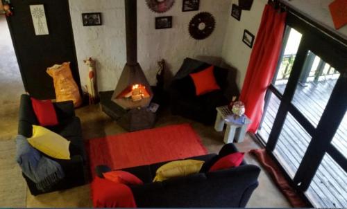 Posezení v ubytování Woodcutters Guest House