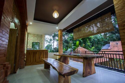 Μπαλκόνι ή βεράντα στο Karunia House Ubud