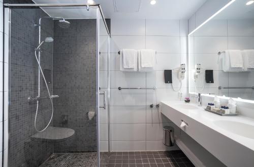 Koupelna v ubytování Thon Hotel Storo