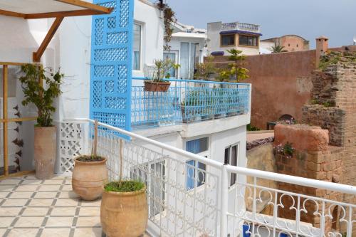Un balcón o terraza en Dar Korsan