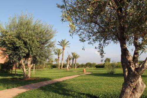Jardín al aire libre en Dar Kamango
