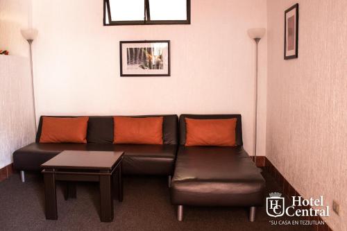 Posezení v ubytování Hotel Central Teziutlan