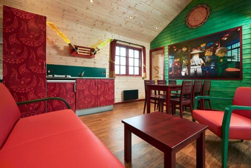 Posezení v ubytování LEGOLAND NINJAGO Cabins