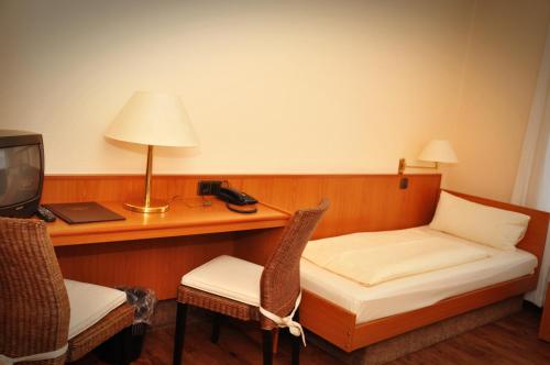 Ein Sitzbereich in der Unterkunft Hotel Litjes
