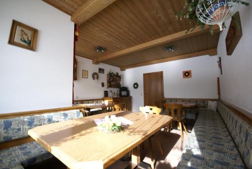 Posezení v ubytování Haus Oblasser
