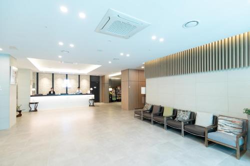 Χώρος καθιστικού στο Hotel Winstory
