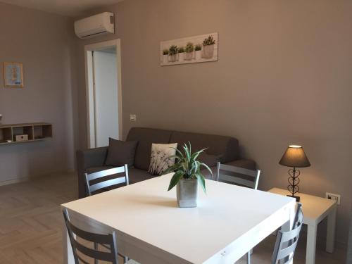 Ruang duduk di Le Domus Modern Apartments Cagliari