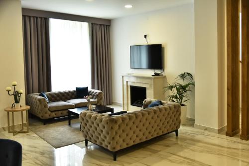 Χώρος καθιστικού στο Miznah Hotels & Resorts