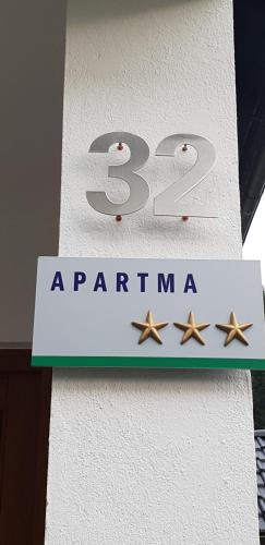 Πιστοποιητικό, βραβείο, πινακίδα ή έγγραφο που προβάλλεται στο Apartment Alpska Astra