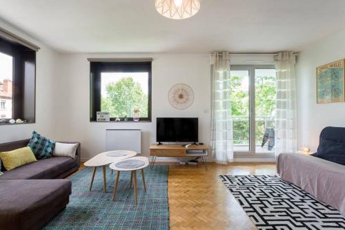 Appartement Lyon Centre Confluence 100 m2 Parking Terrasses photo 12