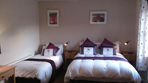 Ein Bett oder Betten in einem Zimmer der Unterkunft Roundstone Retreats Islandview