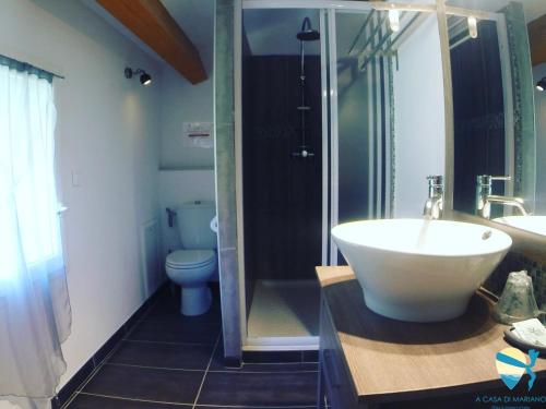 Kylpyhuone majoituspaikassa A Casa di Mariano